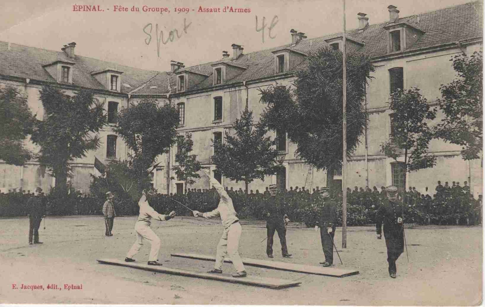Epinal - Fête du Groupe 1909 - Assaut d'Armes